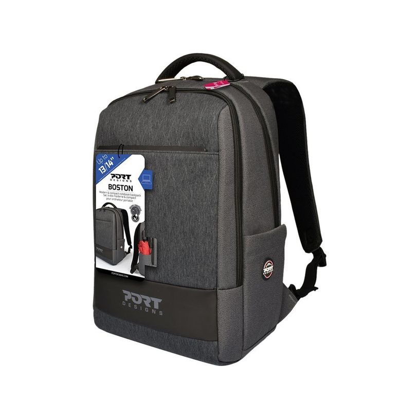 3567041350671-PORT Designs BOSTON - Sac à dos pour ordinateur portable 13/14" - gris-P_405121612_9-8