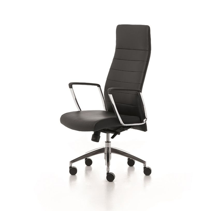 8033540636721-Fauteuil de bureau ZAIRA - accoudoirs fixes - noir-P_405121655_2-1