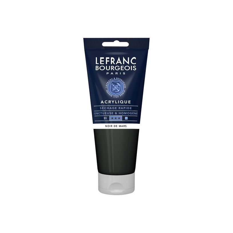 3013643003854-Lefranc Bourgeois - Peinture acrylique - noir de mars - 200 ml-P_405121723_1-0