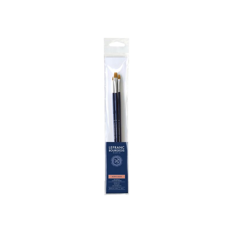 3013643002413-Lefranc Bourgeois - Pack de 3 pinceaux - usé bombé, rond, plat - taille : 4 et 8-P_405121727_1-0