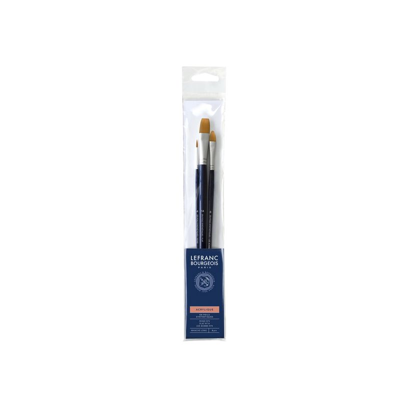 3013643002406-Lefranc Bourgeois - Pack de 3 pinceaux - usé bombé, rond, plat - taille : 4/8/14-P_405121728_1-0
