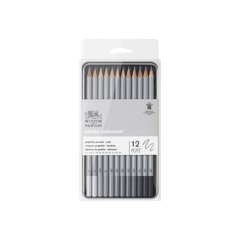 884955064849-Winsor & Newton Studio Collection - Pack de 12 crayons graphites - 2B, 3B, 4B, 5B, 6B, 7B, -P_405121766_2-0