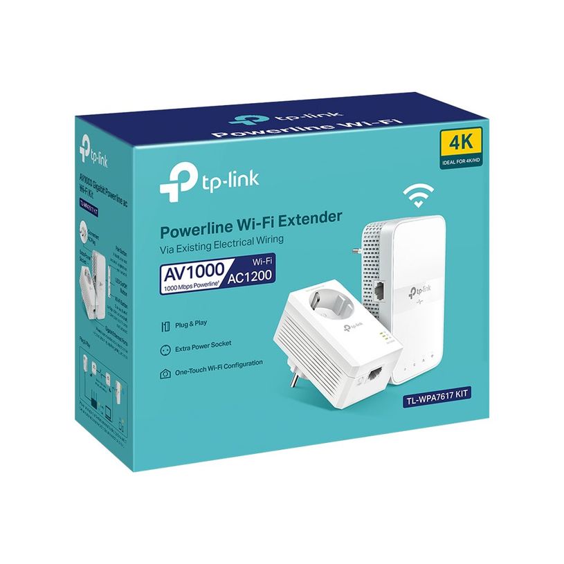 6935364010805-TP-Link TL-WPA7617 KIT - Kit 2x CPL AV1000 Gigabit WiFi AC avec prise gigogne-P_405121891_6-5