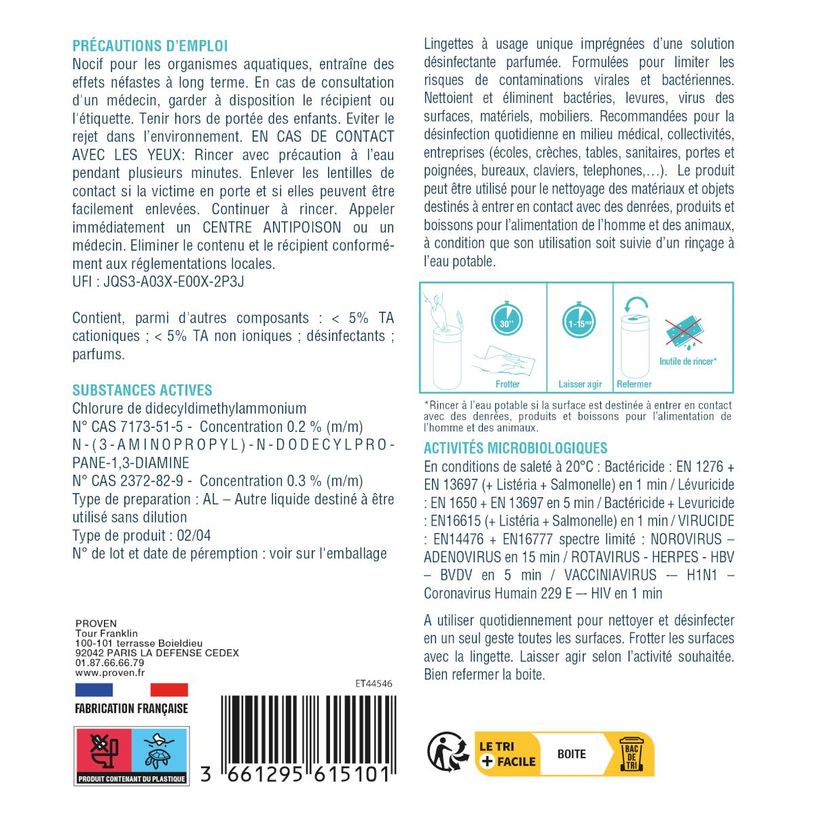 3661295615101-Wyritol - Lingettes désinfectantes toutes surfaces - 120 feuilles--8