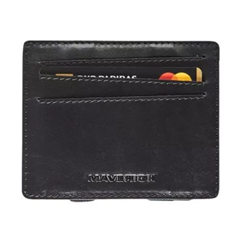5413082194676-Maverick All Black - Portefeuille - anti-dérapant - cuir au tannage végétal, cuir de vachette plein-P_405125052_3-0