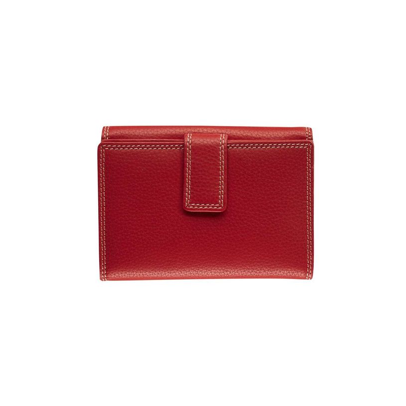 5413082210024-Porte-monnaie fermeture à bouton avec 4 poches fenêtres Dakota - rouge - label M-P_405127116_1-0