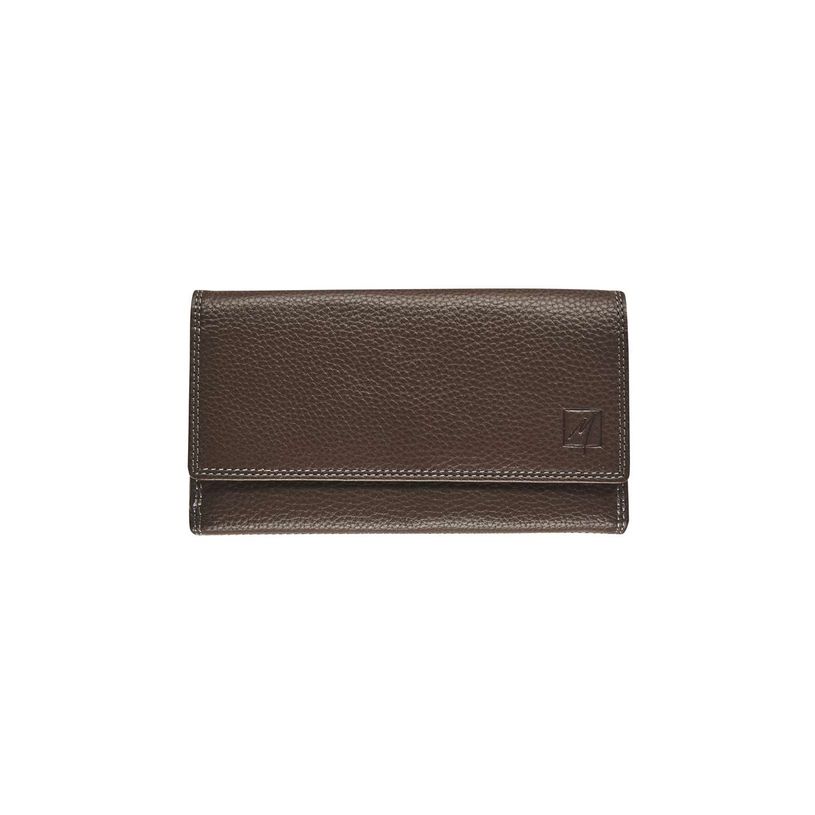 5413082210116-Porte-monnaie double fermeture éclair Dakota - brun - label M-P_405127122_1-0