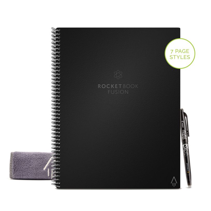 0850007403867-Rocketbook Fusion Letter - Carnet de notes connecté - 42 pages réutilisables - A4 - noi-P_405127354_1-0