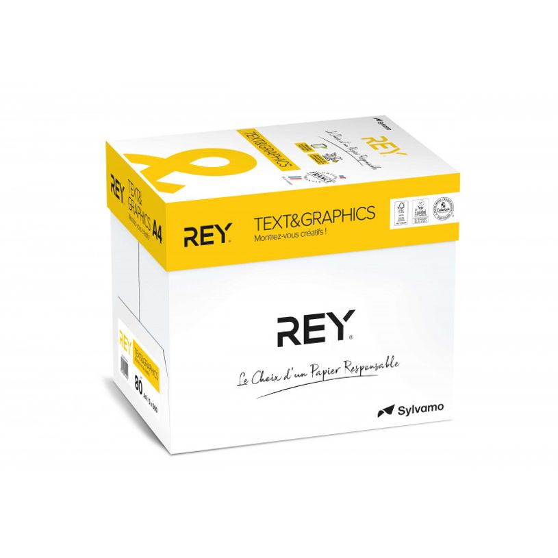 3141720145422-Rey Text & graphics - Papier blanc - A4 (210 x 297 mm) - 80 g/m² - 2500 feuilles (carton -P_405127429_1-0