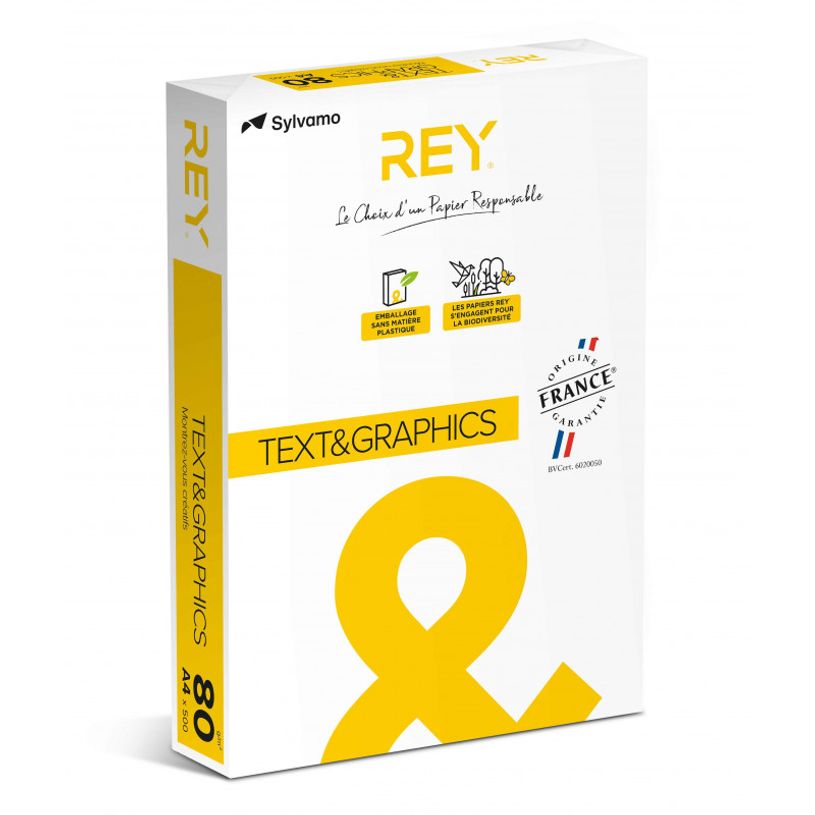 3141720145422-Rey Text & graphics - Papier blanc - A4 (210 x 297 mm) - 80 g/m² - 2500 feuilles (carton -P_405127429_2-1