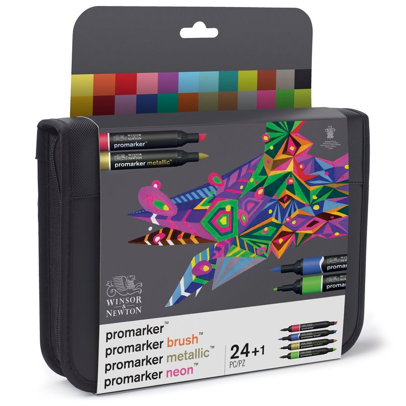 0884955043363-ProMarker - Pack de 25 marqueurs - mix brush metallic neon-P_405127624_1-0