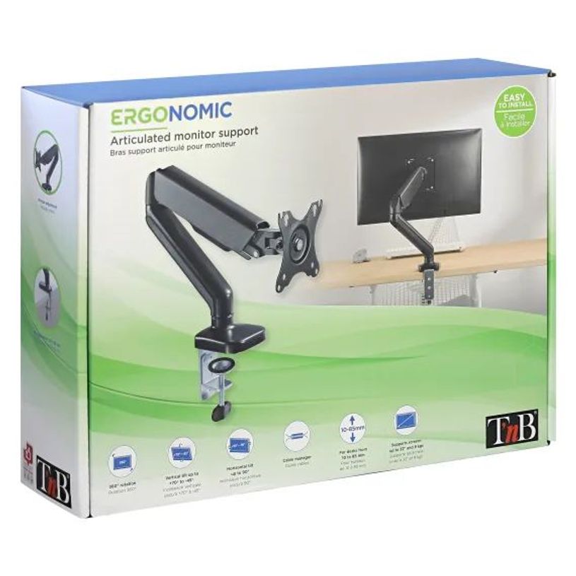 3303170105276-T'nB - kit de montage - Bras porte-écran simple - noir-P_405128366_9-5
