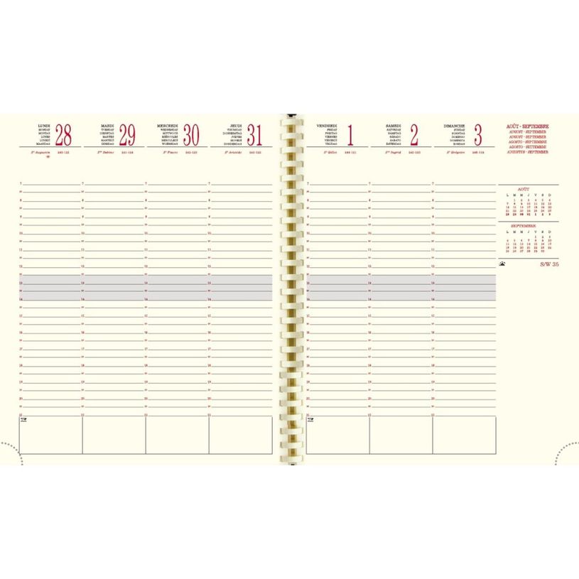 3660942081450-Agenda Rialto - 1 semaine sur 2 pages - 16 mois - 18,5 x 22,5 cm - noir - Exacompta-P_405128586_2-1