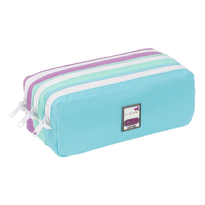 3135257873484-Trousse rectangulaire Teknik - 3 compartiments - 2 modèles disponibles - Viquel-P_405128663_2-1