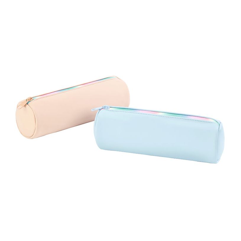 3135258373525-Trousse ronde Rainbow Pastel - 1 compartiment - 2 modèles disponibles - Viquel-P_405128679_1-0