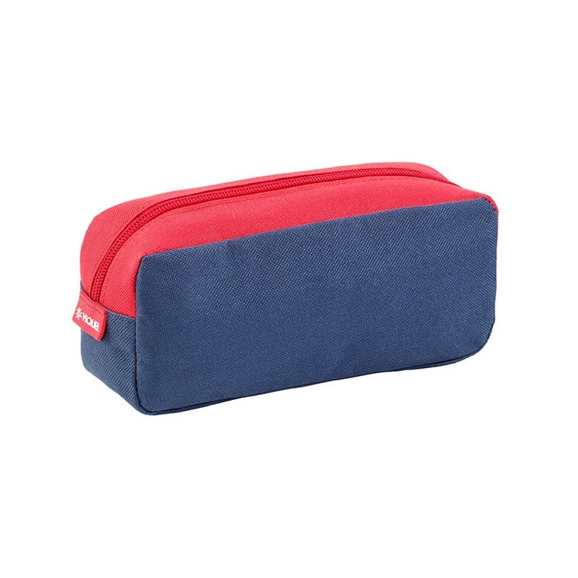 3135250993448-Trousse rectangulaire Funny Lion - 1 compartiment - rouge - Viquel-P_405128715_2-1