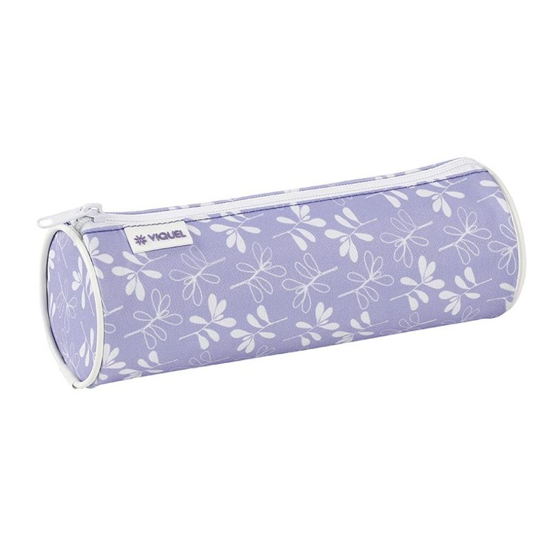 3135250993691-Trousse ronde Garden - 1 compartiment - violet - Viquel-P_405128725_1-0