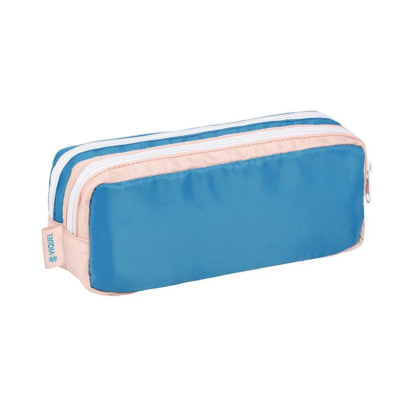 3135250993486-Trousse rectangulaire Blue Skin - 2 compartiments - bicolore - Viquel-P_405128729_2-1