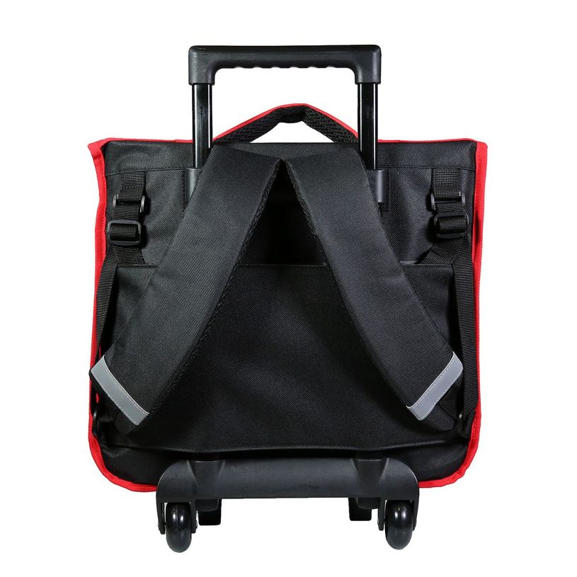 3666311013046-Cartable à roulettes Spiderman 38 cm - 2 compartiments - noir - Bagtrotter-P_405128852_3-2