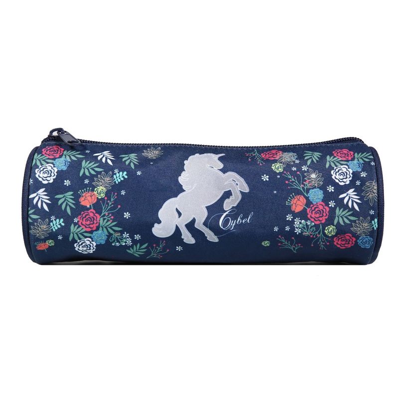 3666311012131-Trousse ronde Cybel - 1 compartiment - bleu - Bagtrotter-P_405128886_1-0