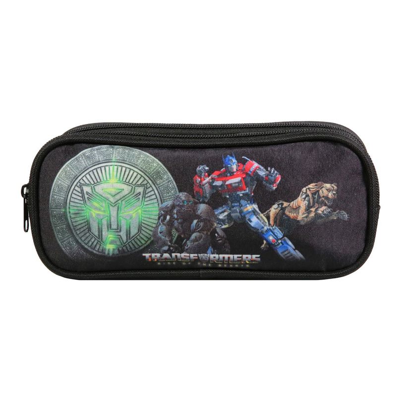 3666311010588-Trousse rectangulaire Transformers - 2 compartiments - vert - Bagtrotter-P_405128936_1-0