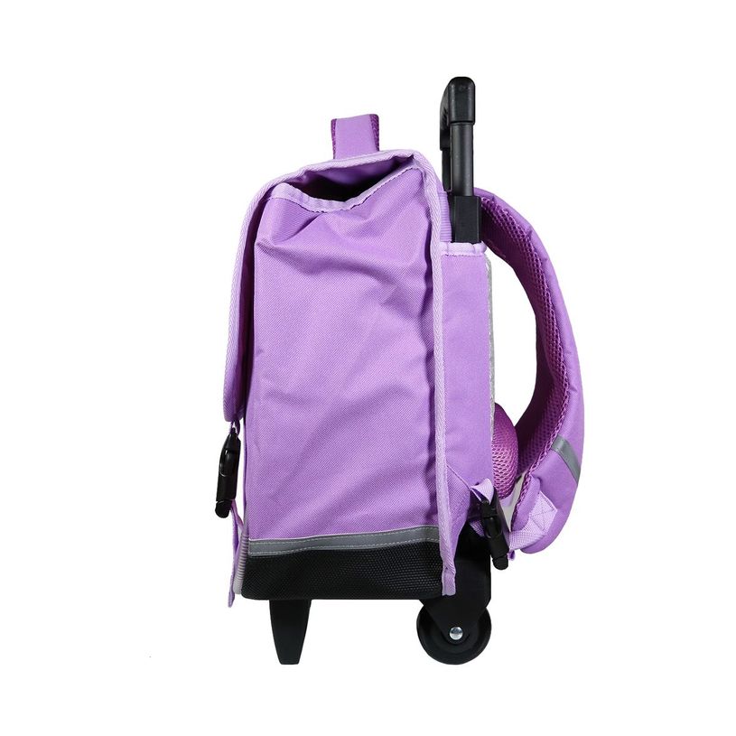 3666311010403-Cartable à roulettes Phileas Licorne 38 cm - 2 compartiments - violet - Bagtrotter-P_405128955_2-1