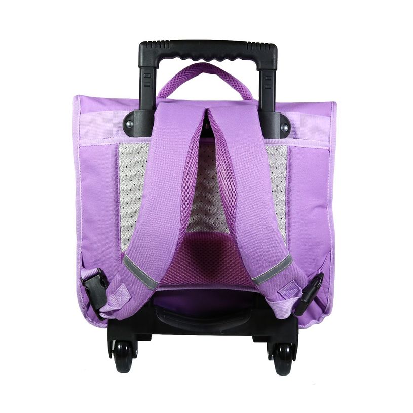 3666311010403-Cartable à roulettes Phileas Licorne 38 cm - 2 compartiments - violet - Bagtrotter-P_405128955_3-2