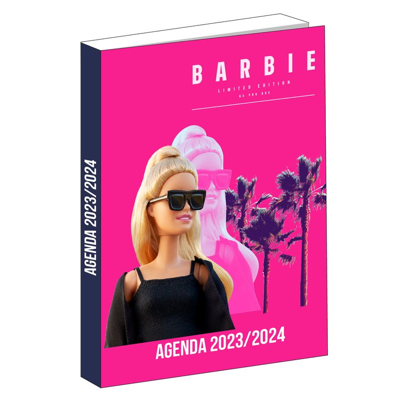 3666311008066-Agenda Barbie 1 jour par page - 12 x 17 cm - Bagtrotter-P_405129035_1-0