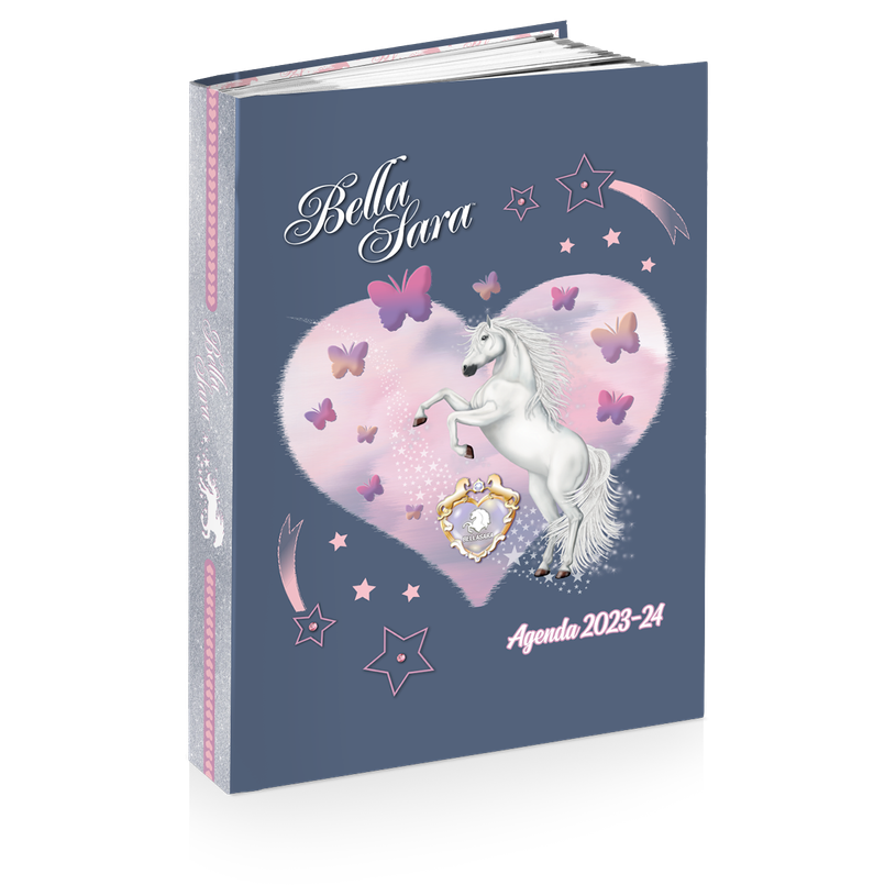 3661507515397-Agenda Bella Sara - 1 jour par page - 12 x 17 cm - différents modèles disponibles - Kid'-P_405129139_1-0