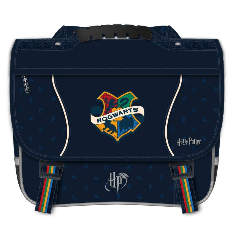3661507523774-Cartable Harry Potter Collège 38 cm - 2 compartiments - Hogwarts - Kid'Abord-P_405129223_1-0