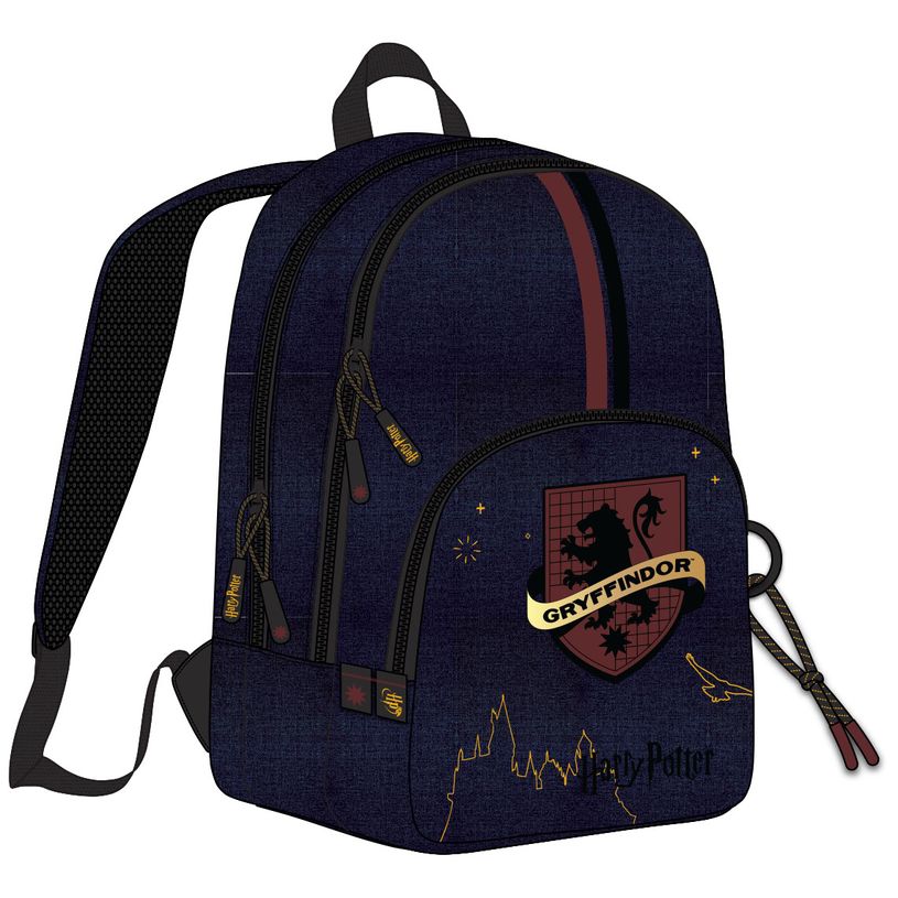 3661507521787-Sac à dos Harry Potter Gryffindor - 2 compartiments - marine - Kid'Abord-P_405129227_1-0