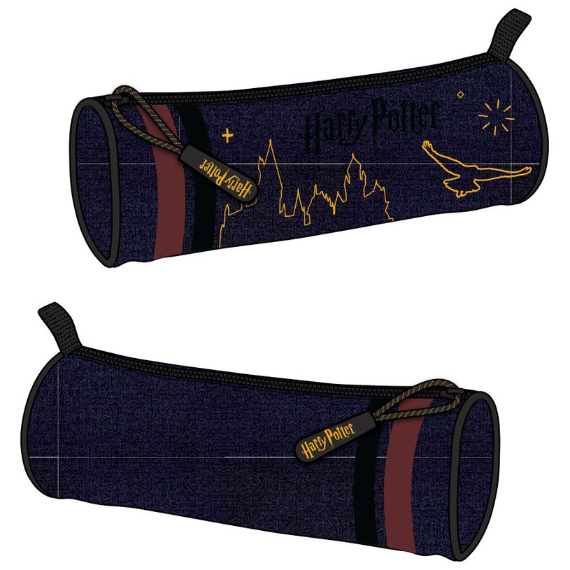 3661507528786-Trousse ronde Harry Potter Gryffondor - 1 compartiment - marine - Kid'Abord-P_405129231_1-0
