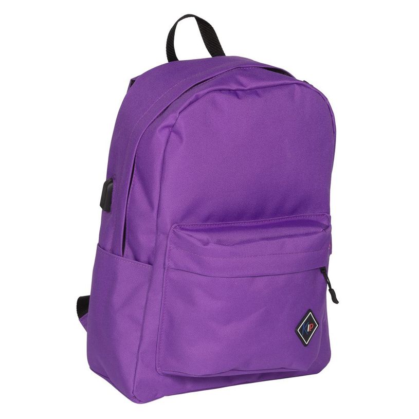 3661507020433-Sac à dos KIP Made in France - 1 compartiment - noir/violet - Kid'Abord-P_405129295_2-1