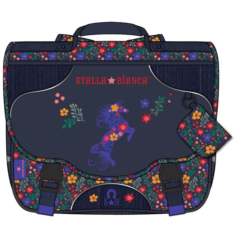 3661507923260-Cartable Stalla Bianca Polka 38 cm - 2 compartiments - violet - Kid'Abord-P_405129297_1-0