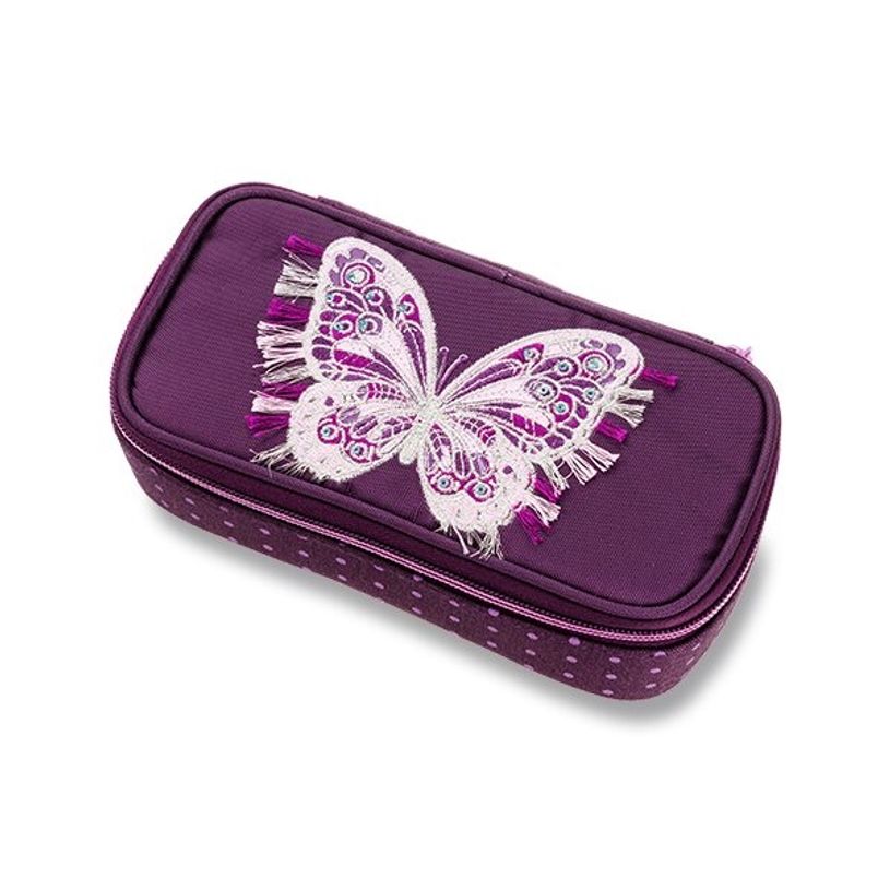 9002638227676-Trousse plumier Walker Fame 2.0 - 1 compartiment - butterfly - violet-P_405129328_1-0