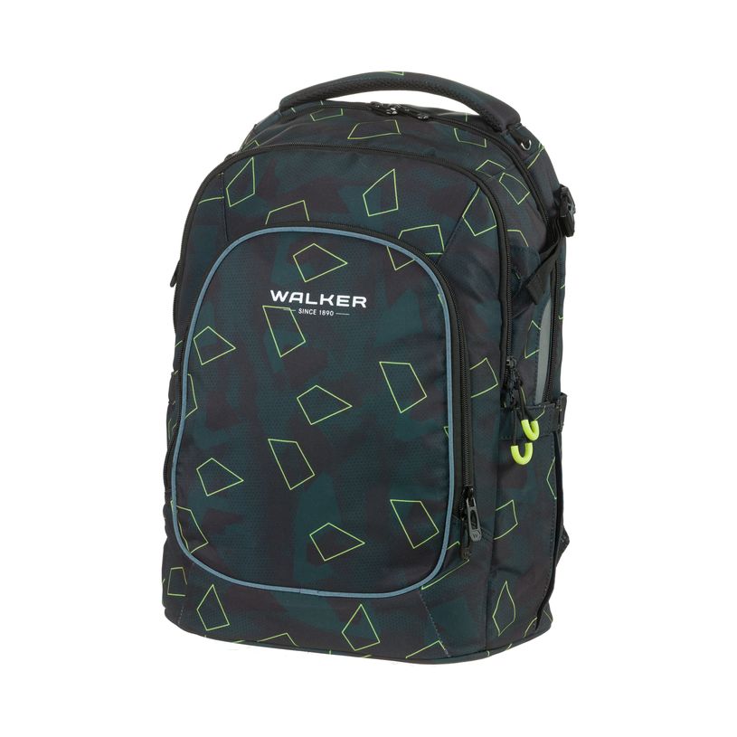 9002638227768-Sac à dos Walker Campus Evo 2.0 - 3 compartiments - vert polygone-P_405129333_1-0
