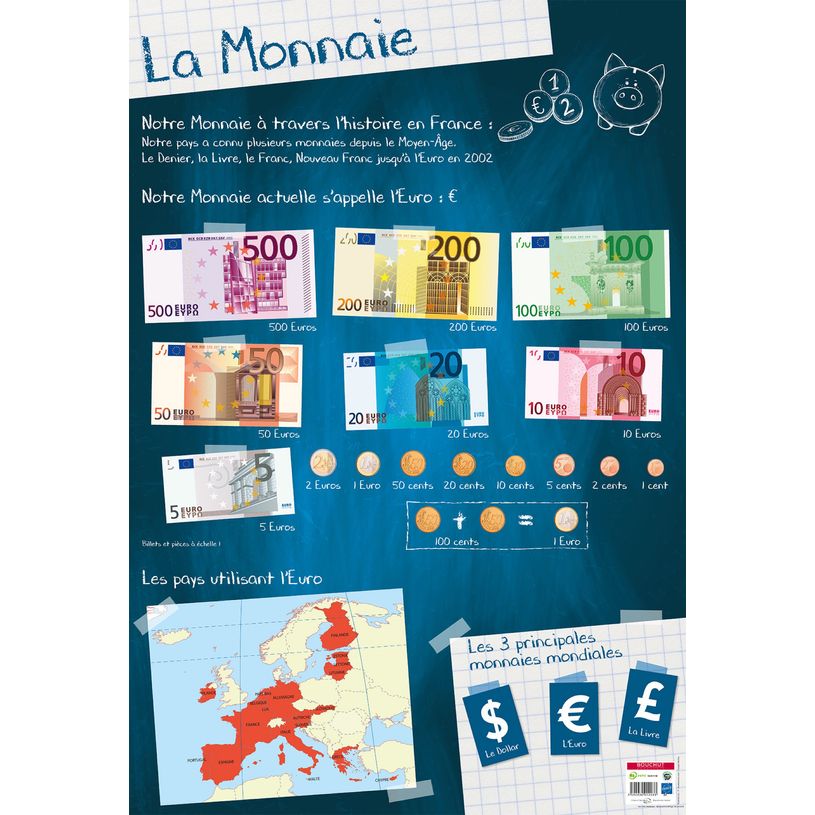 3592930012033-Poster pédagogique BOUCHUT "Monnaie" 52 x 76 cm-P_405129437_1-0