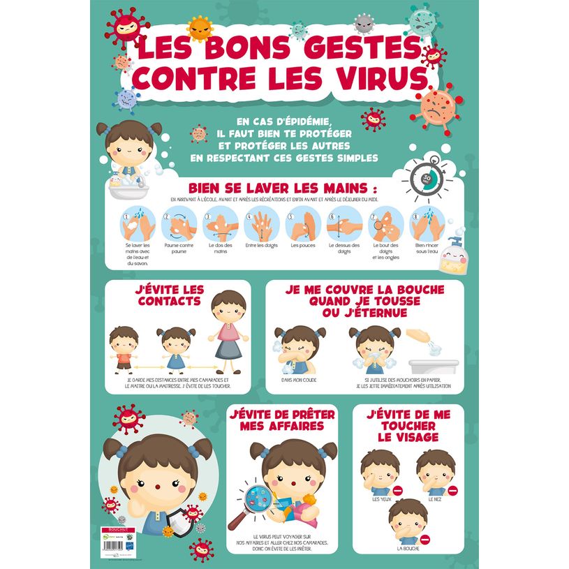 3292930017594-Poster pédagogique BOUCHUT "Gestes barrières" PEFC 70 % 52 x 76 cm-P_405129448_1-0
