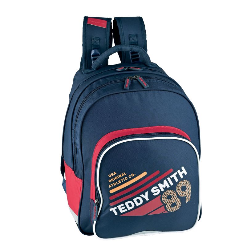 3020120171609-Sac à dos Teddy Smith Warm Up - 2 compartiments - bleu/rouge - Hamelin-P_405129594_1-0