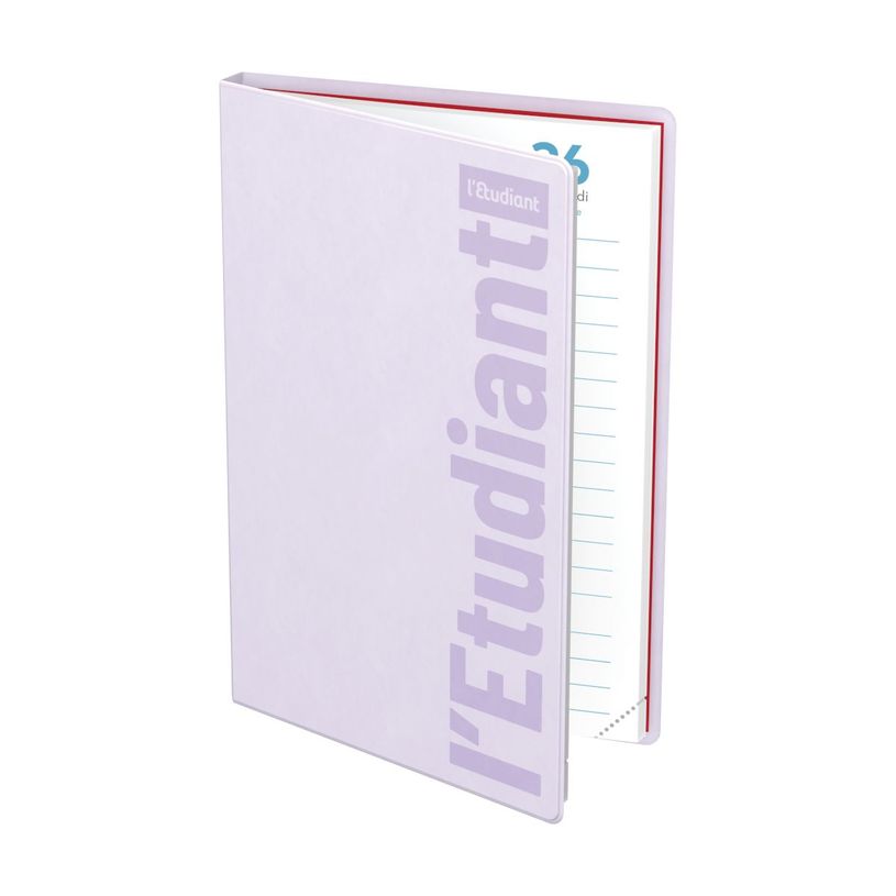 3147280152795-Agenda L'Étudiant Pastel - 1 semaine sur 2 pages - 10 x 15 cm - violet - Hamelin-P_405129667_2-0