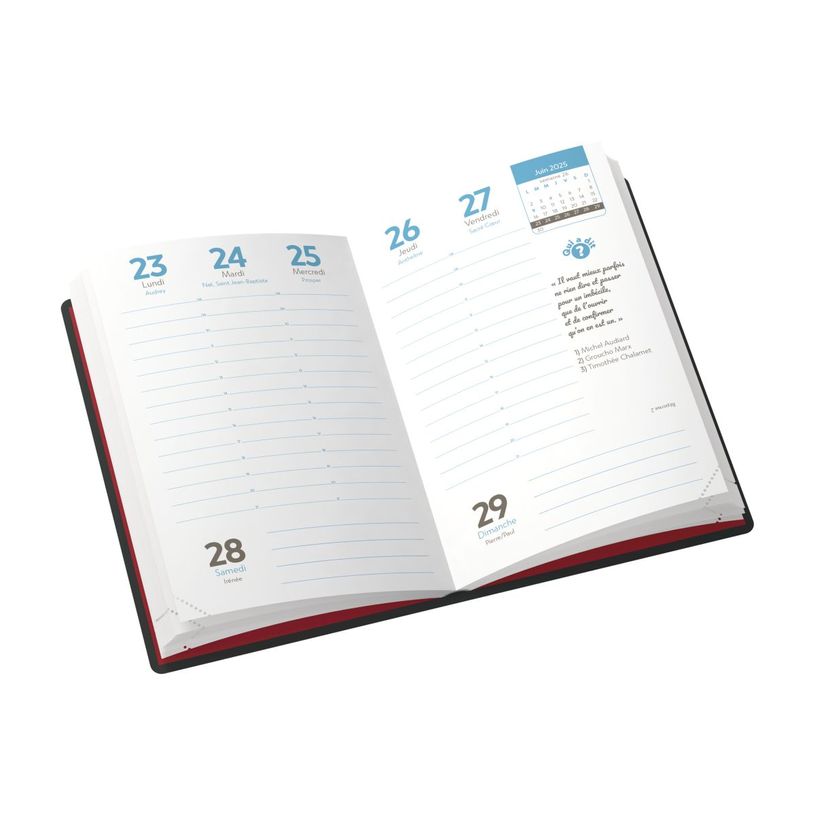 3147280152795-Agenda L'Étudiant Pastel - 1 semaine sur 2 pages - 10 x 15 cm - violet - Hamelin-P_405129667_3-1