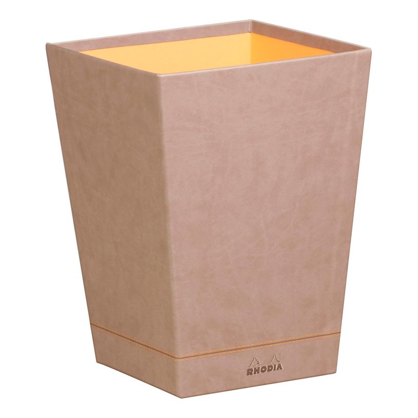 3037923188246-RHODIA Rhodiarama - Corbeille à papier - taupe - en polyuréthane-P_405130051_1-0