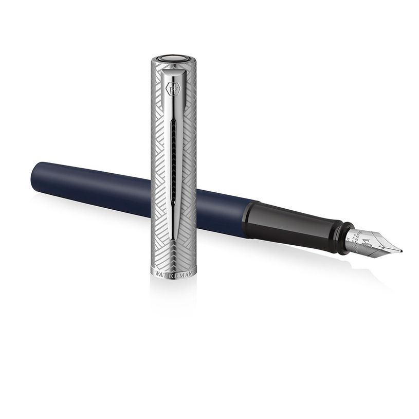 3026981744693-Waterman - Stylo plume Allure Deluxe bleu - pointe fine-P_405130091_3-2