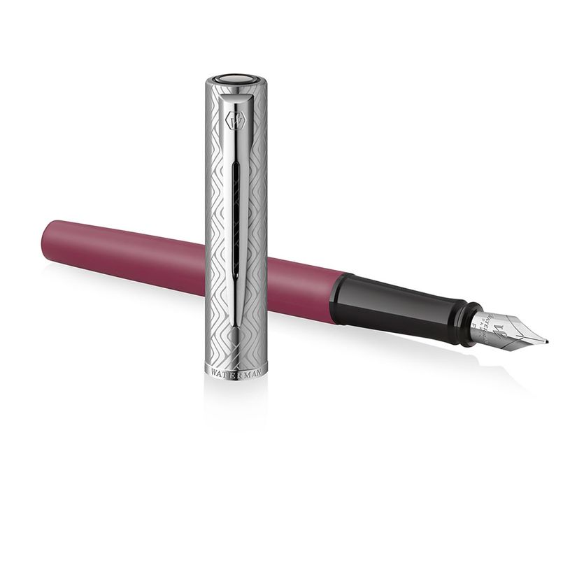 3026981744709-Waterman - Stylo plume Allure Deluxe rose - pointe fine-P_405130092_3-2