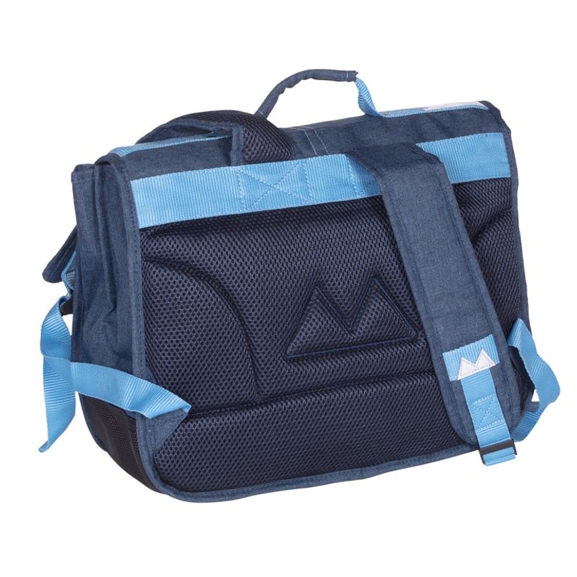 3661507113418-Cartable Poids Plume Vroum - 38 cm - 2 compartiments - bleu marine - Kid'Abord-P_405130137_2-1