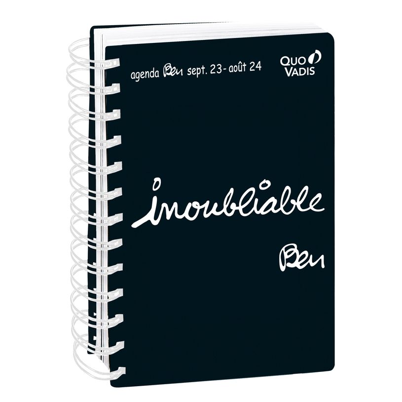 3371010504107-Agenda à spirale Ben - 1 jour par page - 13 x 21 cm - inoubliable - Quo Vadis-P_405130312_1-0