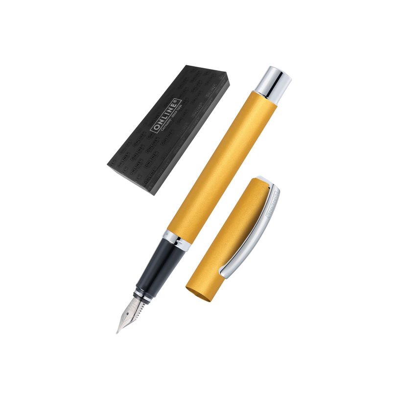 4014421326423-Online Vision Satin - Stylo plume - golden sand-P_405130529_3-0