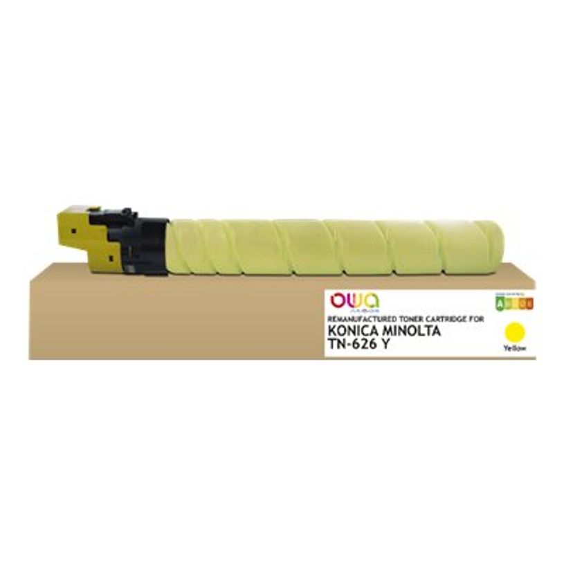 3112539874551-Cartouche laser remanufacturée Konica Minolta TN626Y - jaune - Owa-P_405130741_1-0