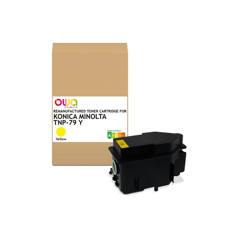 3112539861742- Cartouche laser compatible Konica Minolta TNP79Y - jaune  - OWA -P_405130745_2-1