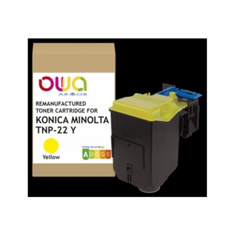 3112539861827- Cartouche laser compatible Konica Minolta A0X5252 - jaune  - OWA -P_405130753_1-0